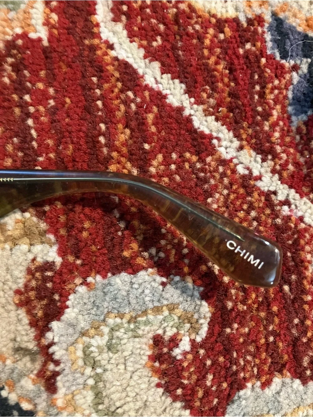 Chimi Olive Green Rectangular Sunglasses